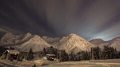 Mountains snow landscape nature winter cabin snowy peak cold ice