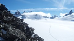 Mountains snow nature