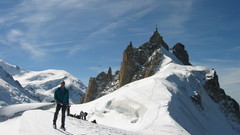 Mountains snow nature