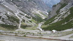Mountains stones roads nature