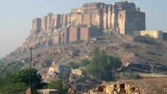 Mountains Temples fort Jodhpur