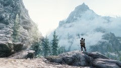 Mountains the elder scrolls v skyrim