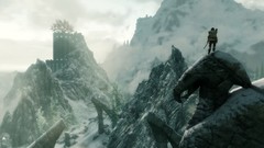 Mountains the elder scrolls v skyrim video games