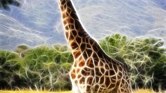 Mountains Trees Animals Fractalius