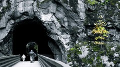 Mountains tunnels