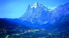 Mountains valleys snow landscapes