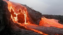 Mountains Volcanoes Hawaii lava