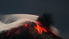 Mountains Volcanoes lava Ecuador