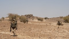 Mountains War Army soldiers French military Africa infantry 