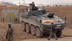 Mountains War children soldiers patrol tanks infantry NATO 