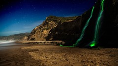 Mountains waterfalls