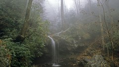 Mountains waterfalls national park Tennessee