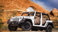 Mountains white cars jeep SUV