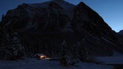 Mountains winter ski