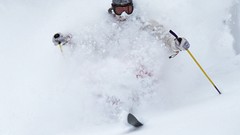 Mountains winter ski