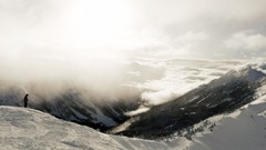 Mountains winter ski