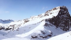 Mountains winter ski