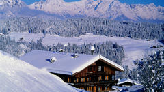 Mountains winter snow