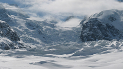 Mountains winter snow