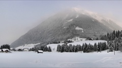 Mountains winter snow