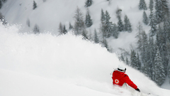 Mountains winter snow Snowboarding