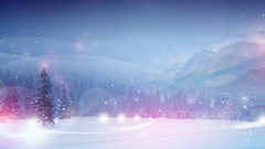 Mountains winter snow Trees