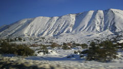 Mountains winter snow Trees