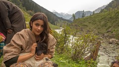 Mountains woman Actress outdoors models photo shoot bollywood 