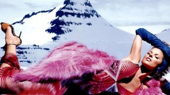 Mountains woman Celebrity lingerie