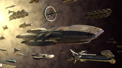 Movie BSG fleet battlestar