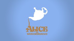 Movies Alice in Wonderland teapots minimalistic digital art 