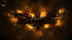 Movies Batman Batman Begins bats Batman Logo