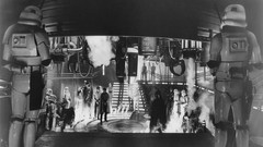 Movies black and white star wars monochrome Darth Vader science 