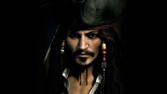 Movies black background Johnny Depp Actors Pirates of the 