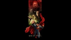Movies black background superman fan art Man of Steel