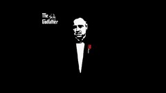 Movies black background The Godfather marlon brando