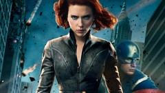 Movies Chris Evans Scarlett Johansson captain america Black 