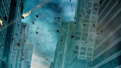 Movies explosions marvel cityscapes artwork The Avengers (movie)