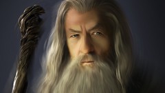 Movies faces drawings Gandalf artwork the lord of the rings 