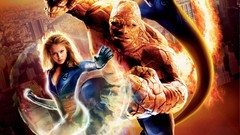 Movies Fantastic Four Jessica Alba Chris Evans posters human 