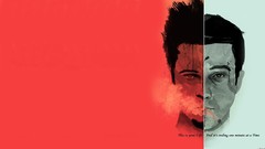 Movies Fight Club Brad Pitt Edward Norton faces tyler durden 