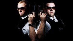 Movies film Guns police Hot Fuzz Hollywood comedy Simon Pegg 