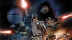 Movies Guns paintings star wars spaceships science fiction 