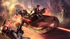 Movies Guns star wars science fiction cityscapes Tatooine 