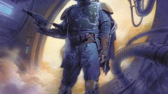 Movies Guns star wars spaceships science fiction bounty hunter 