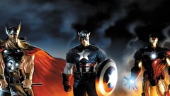 Movies Iron Man marvel fan art thor captain america artwork