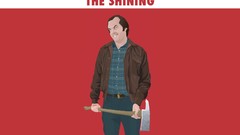 Movies Jack Nicholson The Shining axe artwork Stephen King Jack 