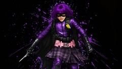 Movies Kick-Ass chloe moretz purple hair kick-ass 2 domino mask