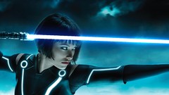 Movies light Tron Olivia Wilde lightsabers Quorra