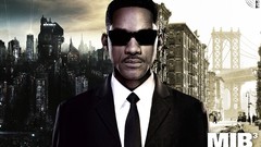 Movies Men in Black Actors Will Smith sunglasses cityscapes 